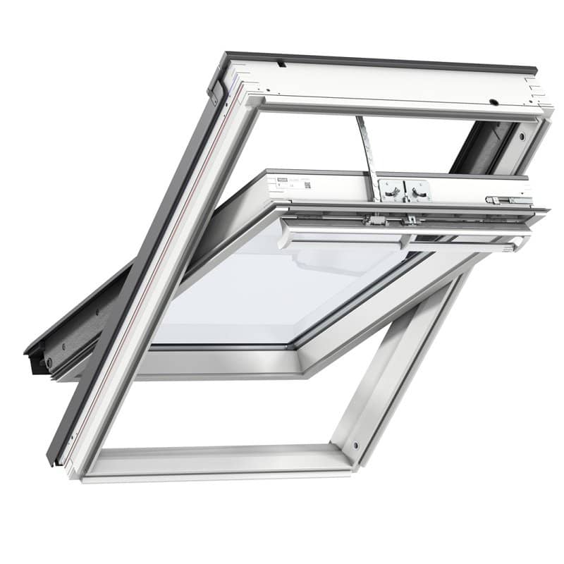 Image for VELUX White Painted INTEGRA GGL CK06 207030 Solar  Laminated Roof Window 55x118cm