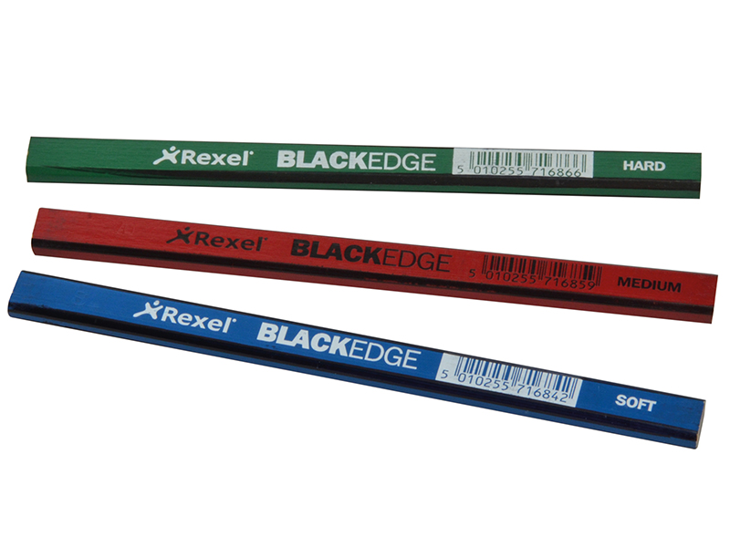 Blackedge Carpenter%27s Pencils - Assorted (Card 12)