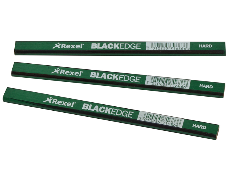 Blackedge Carpenter%27s Pencils - Green / Hard (Card 12)