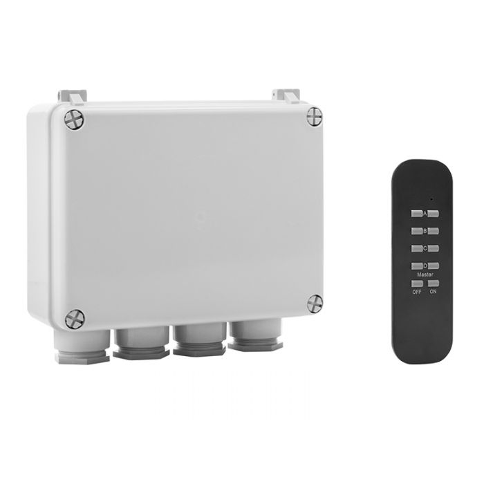 Byron Outdoor 3 Way Switch Box Remote, Outdoor Remote Light Switch Uk