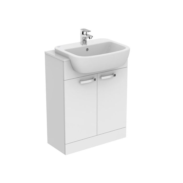 Ideal Standard Tempo Gloss White 650mm, Complete Vanity Units