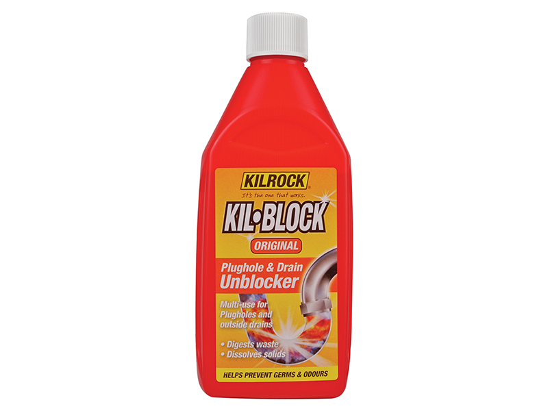 Kilrock Kil-Block Original Plughole & Drain Unblocker 500ml